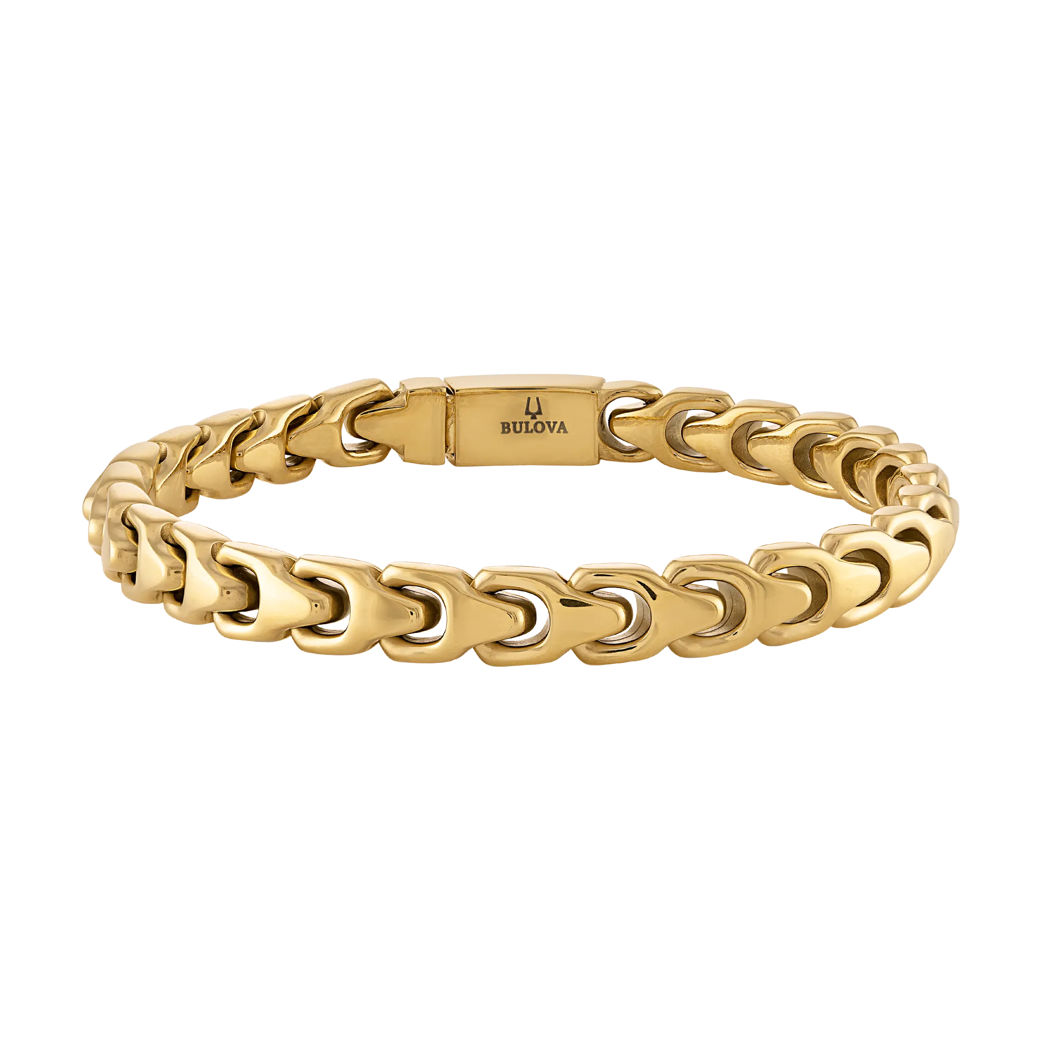 This steel Bulova Signature Chain, capturing the essence of our